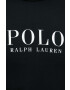 Polo Ralph Lauren Bombažen pižama longsleeve črna barva - Pepit.si