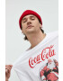 Produkt by Jack & Jones Bombažna kratka majica x Coca Cola bela barva - Pepit.si