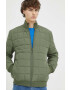 Rains Bomber jakna 18180 Liner High Neck Jacket zelena barva - Pepit.si