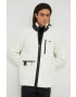 Rains Jakna 18420 Heavy Fleece Jacket bela barva - Pepit.si