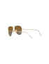 Ray-Ban Otroška sončna očala Junior Aviator rjava barva 0RJ9506S-Polarized - Pepit.si