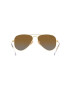 Ray-Ban Otroška sončna očala Junior Aviator rjava barva 0RJ9506S-Polarized - Pepit.si