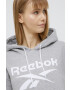 Reebok Bluza ženska siva barva - Pepit.si