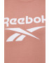 Reebok Bluza ženska oranžna barva - Pepit.si