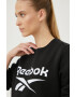 Reebok Bluza ženska črna barva - Pepit.si