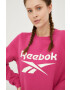 Reebok Bluza ženska roza barva - Pepit.si