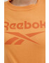 Reebok Kratka majica ženski oranžna barva - Pepit.si