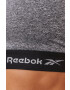 Reebok Športni modrček siva barva - Pepit.si