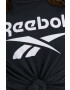 Reebok T-shirt ženski črna barva - Pepit.si