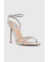 Steve Madden Sandali Bryanna srebrna barva SM11002613 - Pepit.si