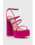 Steve Madden Sandali Elavator roza barva SM11002313 - Pepit.si