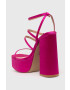 Steve Madden Sandali Elavator roza barva SM11002313 - Pepit.si