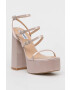 Steve Madden Sandali Elavator bež barva SM11002313 - Pepit.si