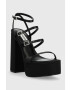 Steve Madden Sandali Elavator črna barva SM11002313 - Pepit.si