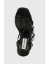 Steve Madden Sandali Elavator črna barva SM11002313 - Pepit.si