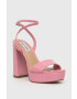 Steve Madden Sandali Lessa roza barva SM11001631 - Pepit.si