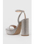 Steve Madden Sandali Lessa-R srebrna barva SM11002394 - Pepit.si