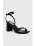 Steve Madden Sandali Luxe črna barva SM11002329 - Pepit.si