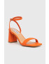 Steve Madden Sandali Luxe oranžna barva SM11002329 - Pepit.si