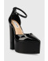 Steve Madden Visoke pete Prompt črna barva SM11002597 - Pepit.si