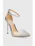 Steve Madden Visoke pete Ravaged srebrna barva SM11002564 - Pepit.si