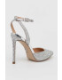 Steve Madden Visoke pete Revert-S srebrna barva SM11002308 - Pepit.si