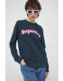 Superdry Bluza ženska bela barva - Pepit.si