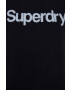 Superdry Bombažen t-shirt črna barva - Pepit.si