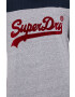 Superdry T-shirt moški siva barva - Pepit.si