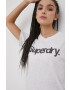 Superdry T-shirt siva barva - Pepit.si