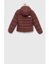 The North Face Otroška puhovka REVERSIBLE NORTH DOWN HOODED JACKET bordo barva - Pepit.si