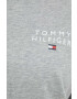 Tommy Hilfiger Bombažna spalna srajca siva barva - Pepit.si