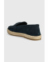 Tommy Hilfiger Espadrile iz semiša TH ESPADRILLE CLASSIC SUEDE mornarsko modra barva - Pepit.si