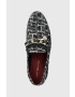 Tommy Hilfiger Mokasini CHAIN LOAFER DENIM ženski mornarsko modra barva - Pepit.si