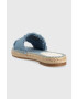 Tommy Hilfiger Natikači DENIM FLAT SANDAL ženski FW0FW07095 - Pepit.si