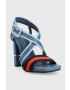 Tommy Hilfiger Sandali HARDWARE BLOCK HIGH HEEL COMBO - Pepit.si