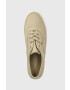 Tommy Hilfiger Teniske ESSENTIAL KESHA LACE SNEAKER ženske bež barva FW0FW06955 - Pepit.si