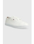 Tommy Hilfiger Teniske ESSENTIAL KESHA LACE SNEAKER ženske bela barva FW0FW06955 - Pepit.si