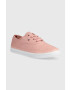 Tommy Hilfiger Teniske ESSENTIAL KESHA LACE SNEAKER ženske roza barva FW0FW06955 - Pepit.si