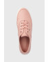 Tommy Hilfiger Teniske ESSENTIAL KESHA LACE SNEAKER ženske roza barva FW0FW06955 - Pepit.si