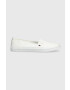 Tommy Hilfiger Teniske ESSENTIAL KESHA SLIP-ON ženske bela barva FW0FW07121 - Pepit.si