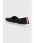 Tommy Hilfiger Teniske ESSENTIAL KESHA SLIP-ON ženski mornarsko modra barva FW0FW07121 - Pepit.si