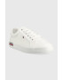 Tommy Hilfiger Teniske ESSENTIAL STRIPES SNEAKER ženske bela barva FW0FW06954 - Pepit.si