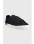 Tommy Hilfiger Teniske ESSENTIAL STRIPES SNEAKER ženske mornarsko modra barva FW0FW06954 - Pepit.si