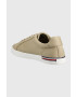 Tommy Hilfiger Teniske ESSENTIAL STRIPES SNEAKER ženske bež barva FW0FW06954 - Pepit.si