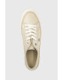 Tommy Hilfiger Teniske ESSENTIAL VULC CANVAS ženske bež barva FW0FW07459 - Pepit.si