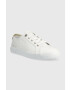 Tommy Hilfiger Teniske LACE UP VULC SNEAKER ženske bela barva FW0FW06957 - Pepit.si