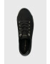 Tommy Hilfiger Teniske LACE UP VULC SNEAKER BL ženske črna barva FW0FW07248 - Pepit.si