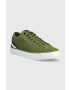 Tommy Hilfiger Teniske TH HI VULC CORE LOW STRIPES zelena barva FM0FM04735 - Pepit.si