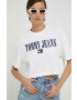 Tommy Jeans Bombažna kratka majica - Pepit.si